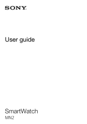 Sony Ericsson SmartWatch User Guide