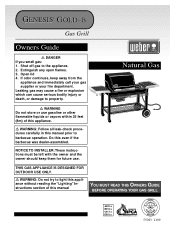 Weber Genesis Gold B NG Owner Manual
