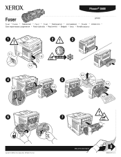 Xerox 3600B Fuser Installation Instructions