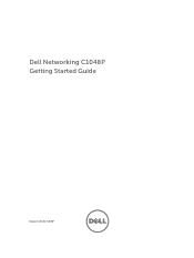 Dell C1048P Port Extender Networking C1048P Getting Started Guide