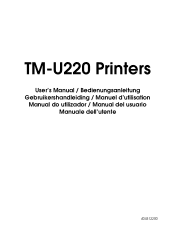 Epson U220PB User Manual
