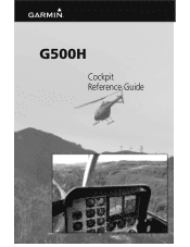 Garmin G500H G500H Cockpit Reference Guide