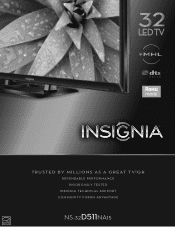Insignia NS-32D511NA15 Information Brochure (English)
