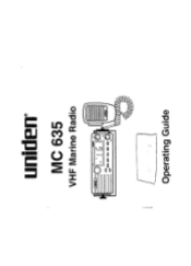 Uniden MC635 English Owners Manual
