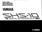 Yamaha SHS-10 Owner's Manual (image)