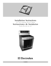 Electrolux EI30EF55GW Installation Instructions