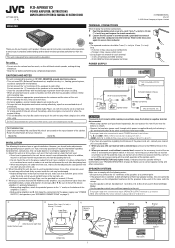 JVC KS-AR9501D Instructions