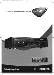 Philips CDR800BK User manual