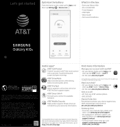 Samsung Galaxy A10e ATT Quick Start Guide