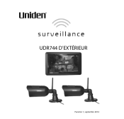 Uniden UDR744 French Owner's Manual