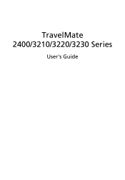 Acer TravelMate 3230 User Manual