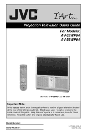 JVC AV65WP94 Instructions