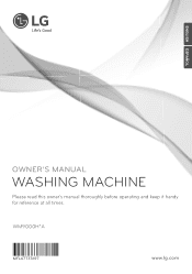 LG WM9000HVA Owners Manual - English