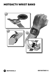 Motorola MOTOACTV Accessories MOTOACTV Wrist Band Quick Start Guide