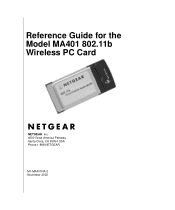 Netgear MA401 MA401 Reference Manual