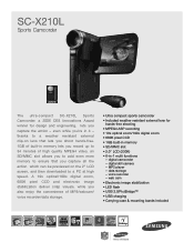 Samsung SC-X210L Brochure