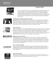 Sony SVL24147CXB Marketing Specifications