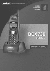 Uniden DCX730 English Owners Manual
