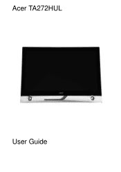 Acer TA272HUL User Manual