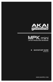 Akai MPKMINI Quick Start Guide