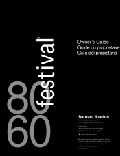 Harman Kardon FESTIVAL 80 Owners Manual