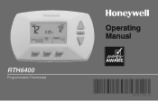 Honeywell RTH6400D1000A Operation Manual