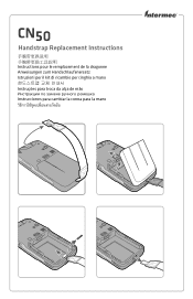 Intermec CN50 CN50 Handstrap Replacement Instructions