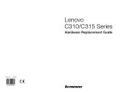 Lenovo C315 Lenovo C310/C315 Series Hardware Replacement Guide V1.0