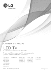 LG 50LN5750 Owners Manual