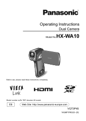 Panasonic HX-WA10K User Manual