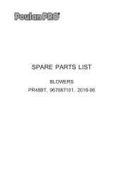 Poulan PR48BT Parts List