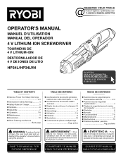 Ryobi HP34L Operation Manual