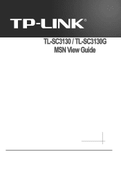 TP-Link TL-SC3130G MSN View Guide