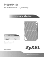 ZyXEL P-660HN User Guide