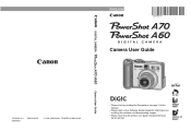 Canon 8400A006 PowerShot A70/A60 Camera User Guide