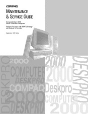 Compaq 244100-005 Compaq Deskpro 2000 Series of Personal Computers Pentium Processor with MMX Technology and Pentium II Processor