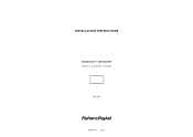 Fisher and Paykel DD24SI7 BOOK INSTL DD24S PH7 US CA EN (English)