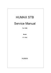 Humax F1-FOX Service Manual