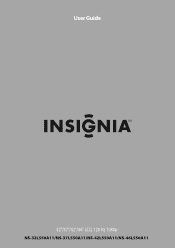 Insignia NS-46L550A11 User Manual (English)