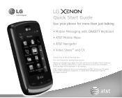 LG GR500 Red Quick Start Guide - English