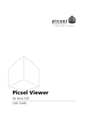 Sony PEG-TJ37 Picsel Viewer User Guide