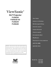 ViewSonic PJD6220-3D User Guide