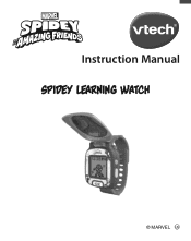 Vtech Spidey and His Amazing Friends Spidey Learning Watch User Manual