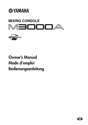 Yamaha M3000A Owner's Manual