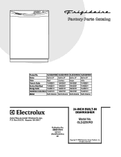 Frigidaire GLD2250RDB Parts Catalog