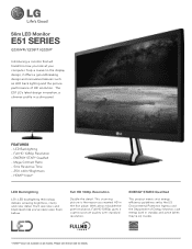 LG E2251T-BN Specifications - English