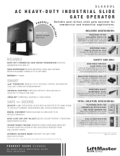 LiftMaster SL585UL SL585UL Product Guide - English