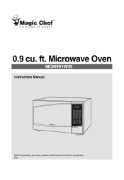 Magic Chef MCM991W User Manual