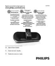 Philips DS7550 Quick start guide