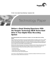 Seagate DB35.4 Deliver a Great Viewing Experience With DB35 Series Hard Drives in Your DVR System (61K, PDF)